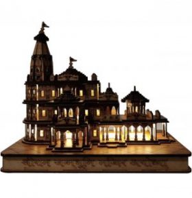 Shree Ram Mandir Ayodhya Model 3D Wooden Janmabhoomi Temple