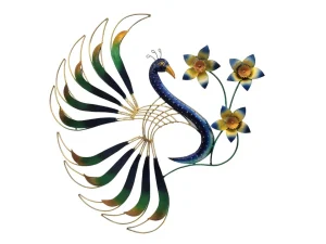 Handicrafted Stunning Metal Peacock