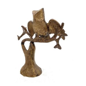 Brass Decorative Owl Showpiece