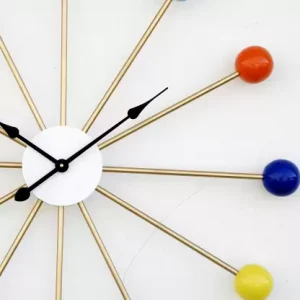 Wall Clock with 12 multicolor Analog