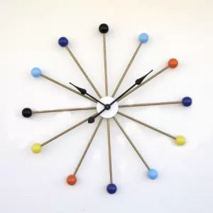 12 Multi color Analog 100 cm X 100 cm Wall Clock
