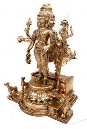Bronze Trimurti Dattatreya Tridev