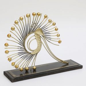 Iron Peacock Figurine Showpiece
