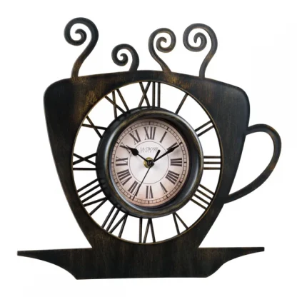 Latte Mug Quartz Wall Clock