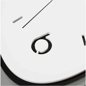 Metal Oval Shaped Wall Clock