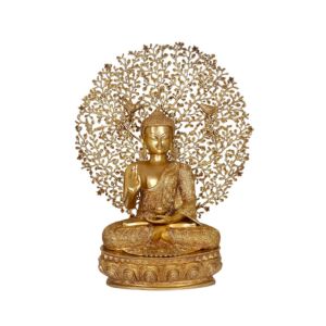 Handcrafted Brass Buddha Meditation Idol