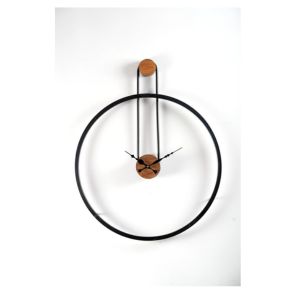 Vivian Metal Wall Clock (Multicolour, 18 Inch)