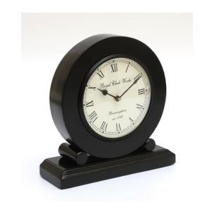 Arhaan Silent Non Ticking Wooden Table Clock