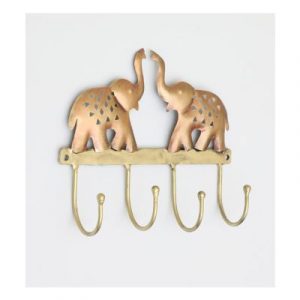 Elephant Decorative Metal Wall Hook/ Key Holder