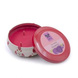 IRIS Dewberry Scented Tin Candle