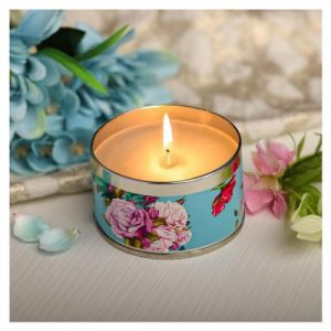 Iris Botanics Tin Candle- Fragrance Lilac & Peony