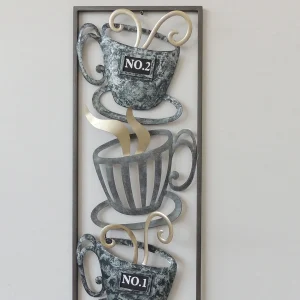 Metal Tea Cups Frame