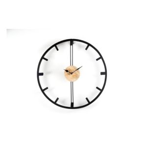 Siddhi Metal Wall Clock (Multicolour, 18 Inch)