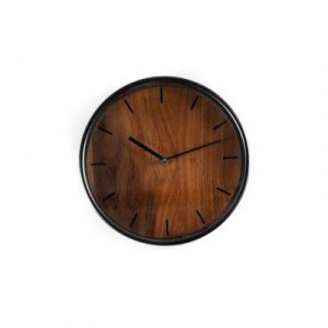 Zoya Wooden Polished Wall Clock with Dial