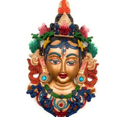 Tibetian Styled Tara Face Mask Wall Hanging